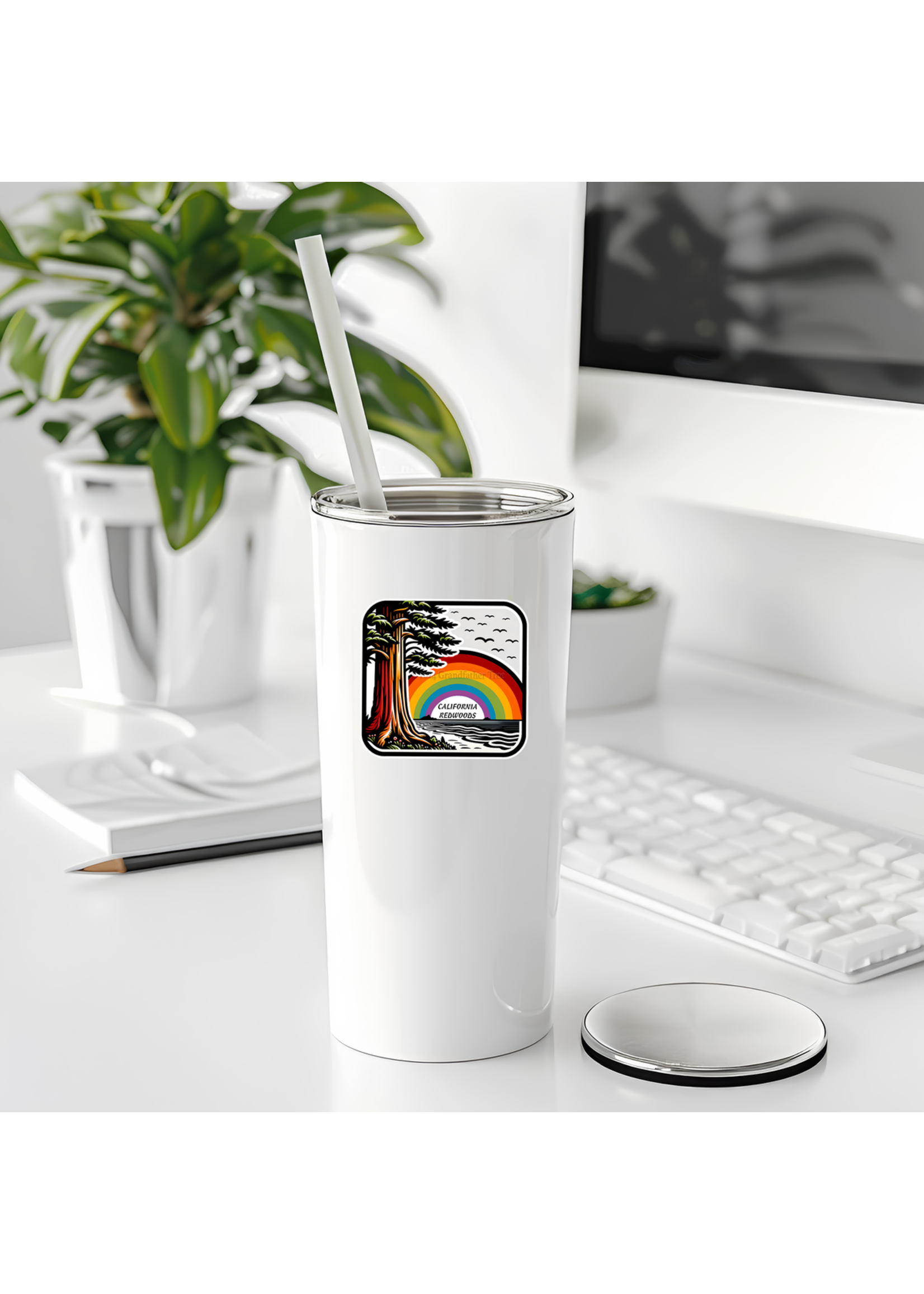 Sticker (Redwood Rainbow) 2"