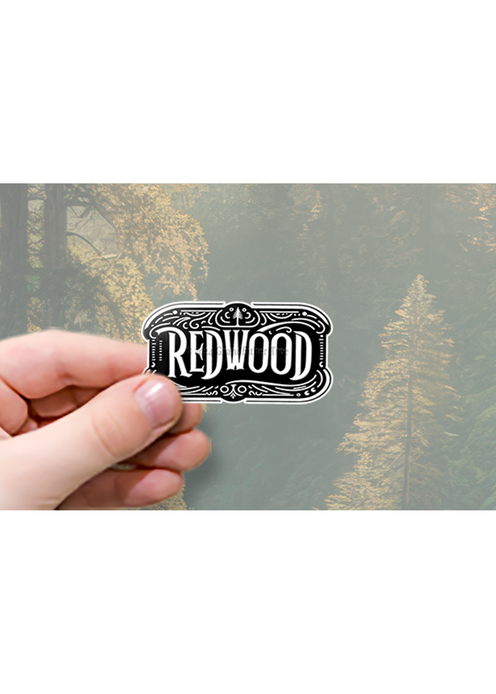 Sticker (Redwood Plate) 4"