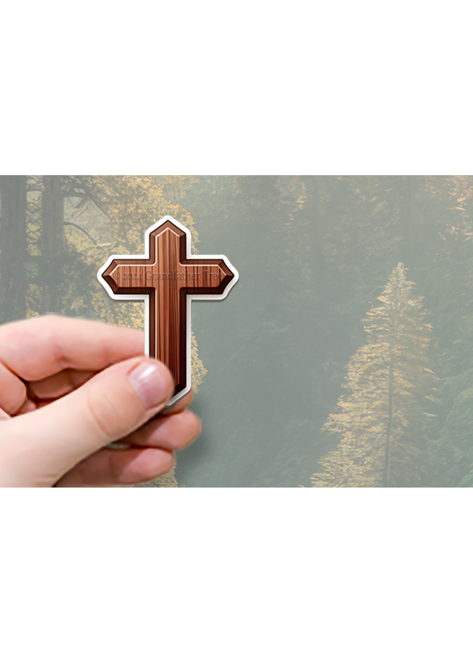 Sticker (Redwood Cross)