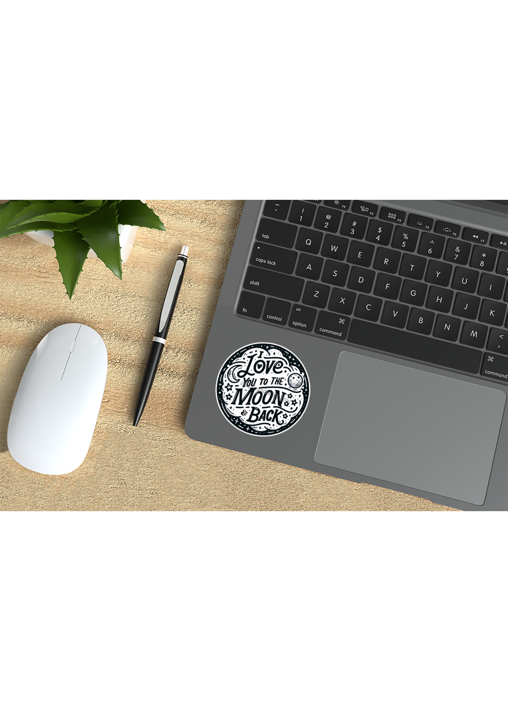 Sticker (Moon & Back) 2"