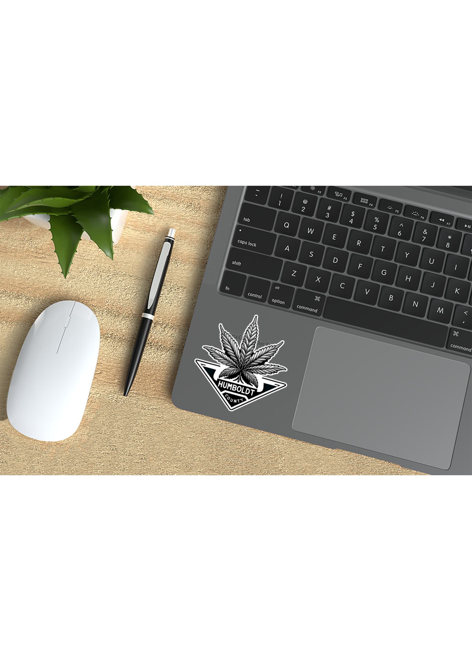 Sticker (Humboldt Hemp Leaf)