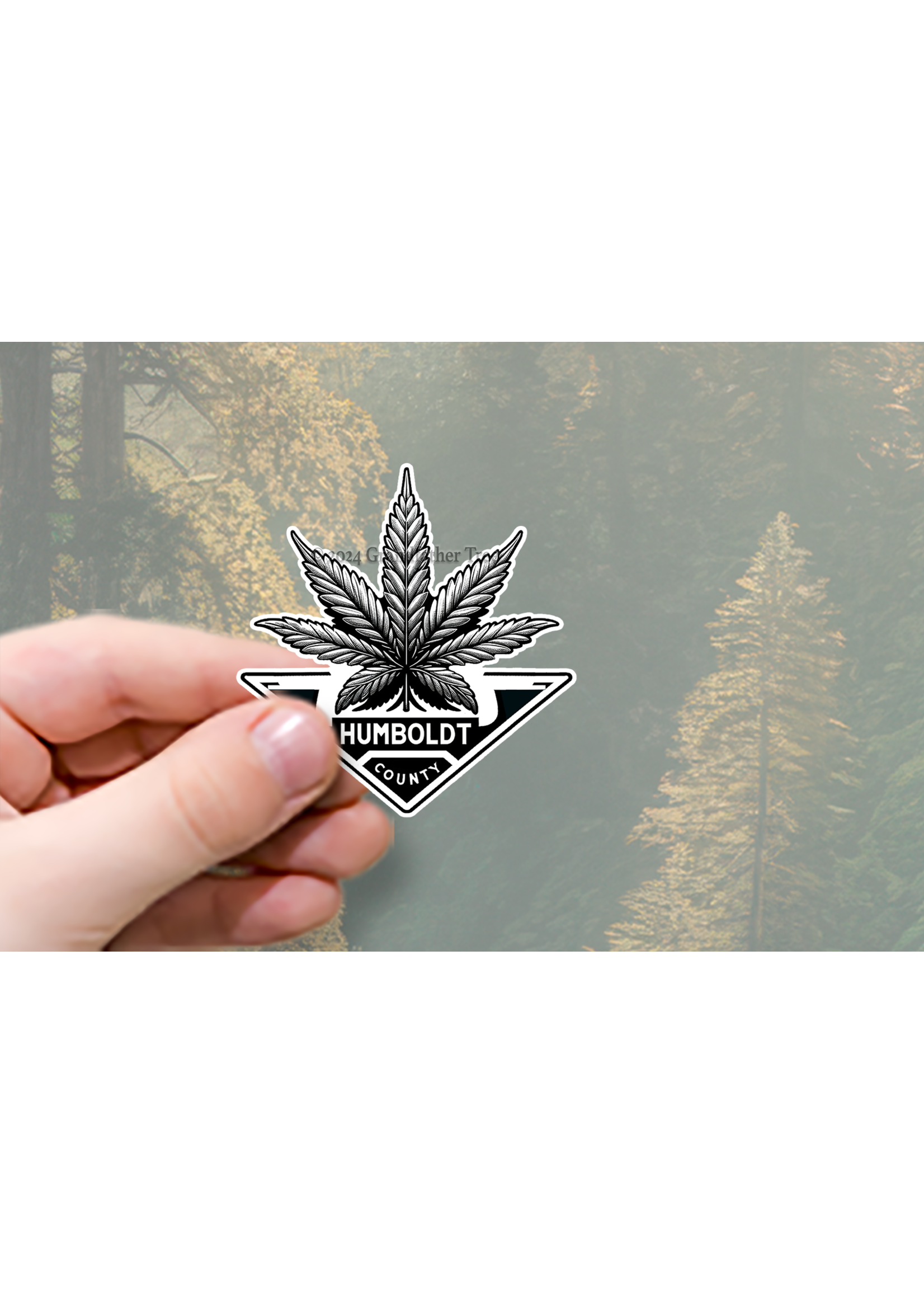 Sticker (Humboldt Hemp Leaf)