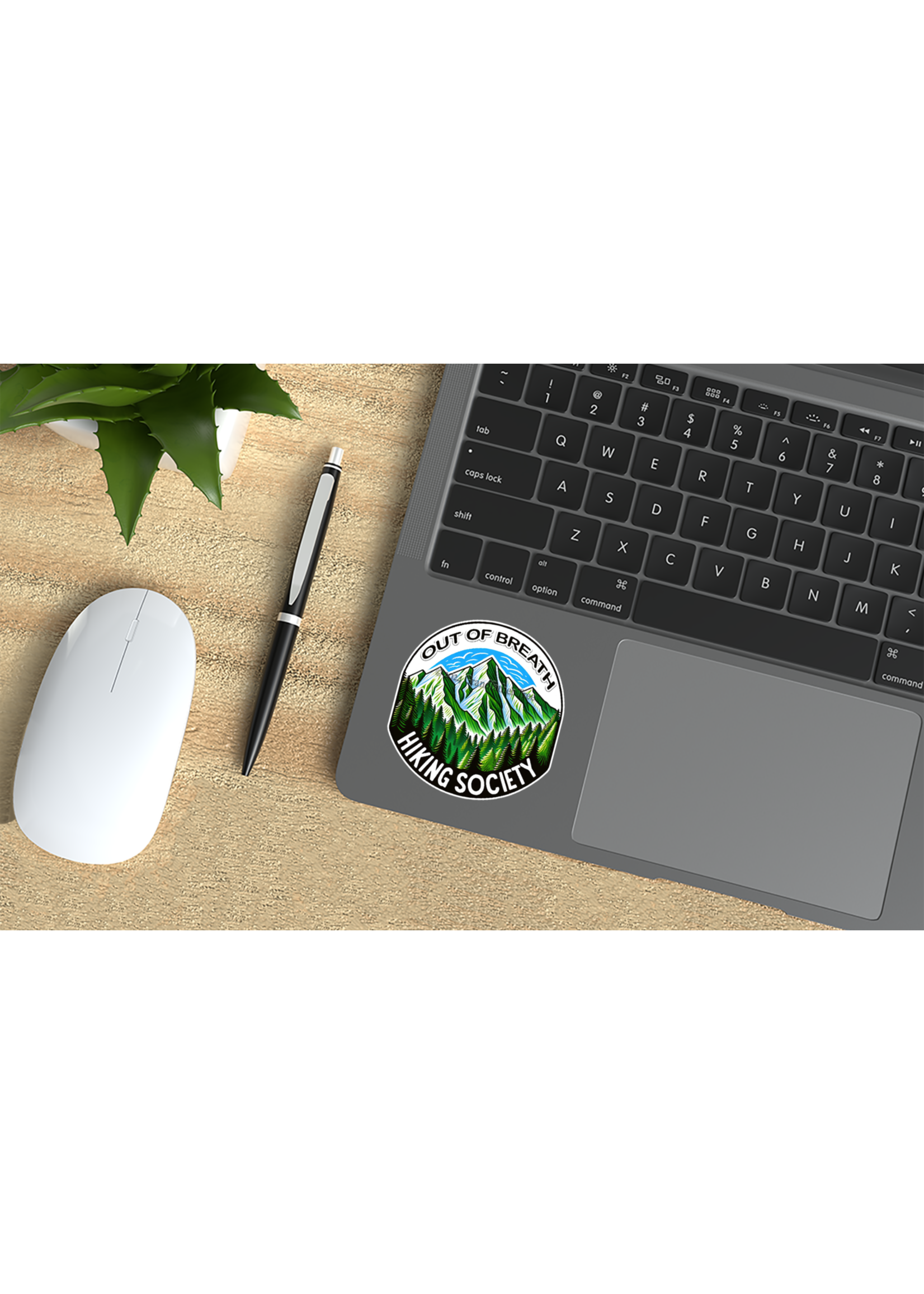Sticker (Hiking Society) 4"
