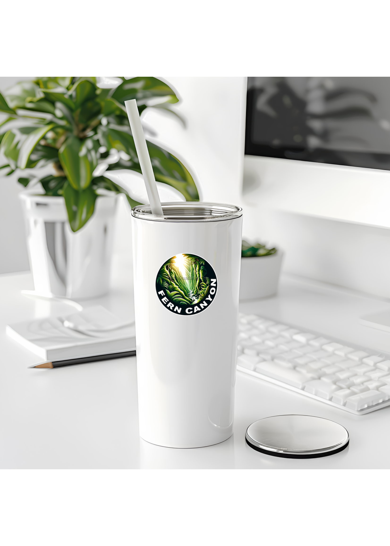 Sticker (Fern Canyon - Round)