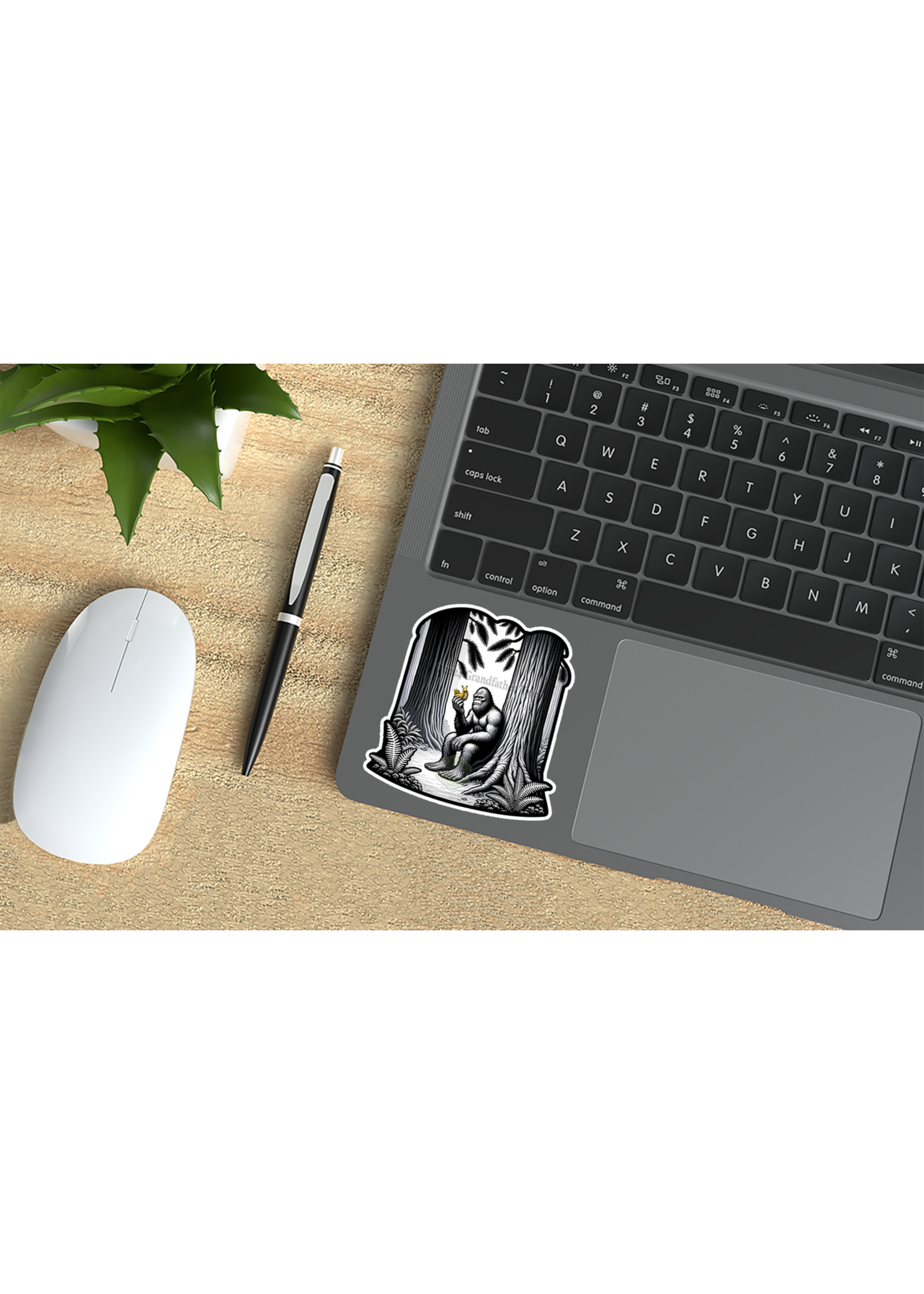 Sticker (Bigfoot with Slug)