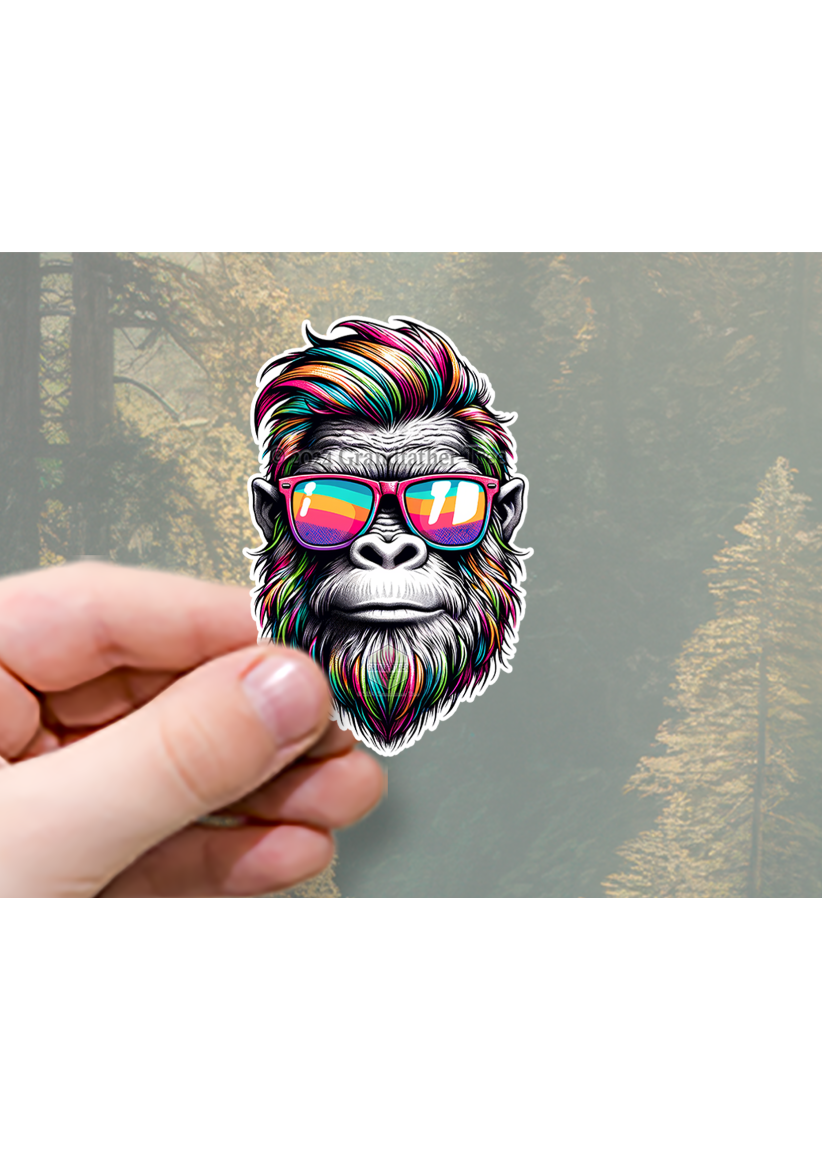 Sticker (Bigfoot Sunglasses)