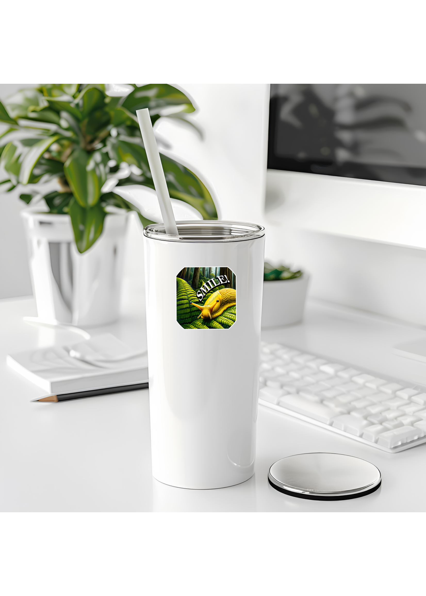 Sticker (Banana Slug Smile)
