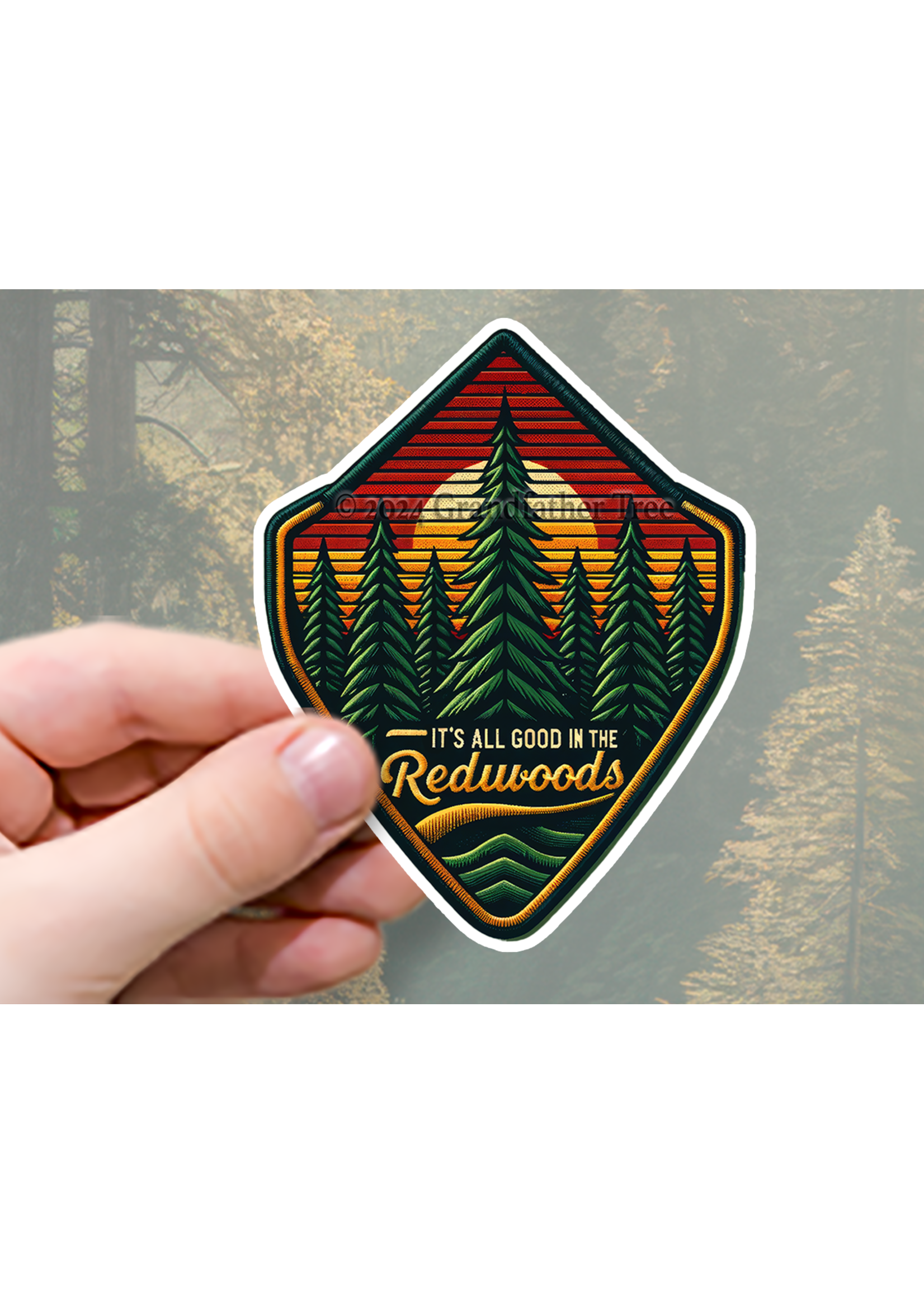 Sticker (All Good Redwoods) 3"