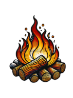 Sticker (Campfire) 2"