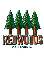 Sticker (Redwood Tree Line) 3"