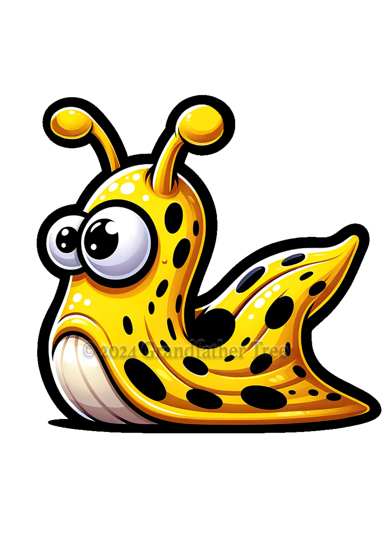 Sticker (Perplexed Banana Slug)