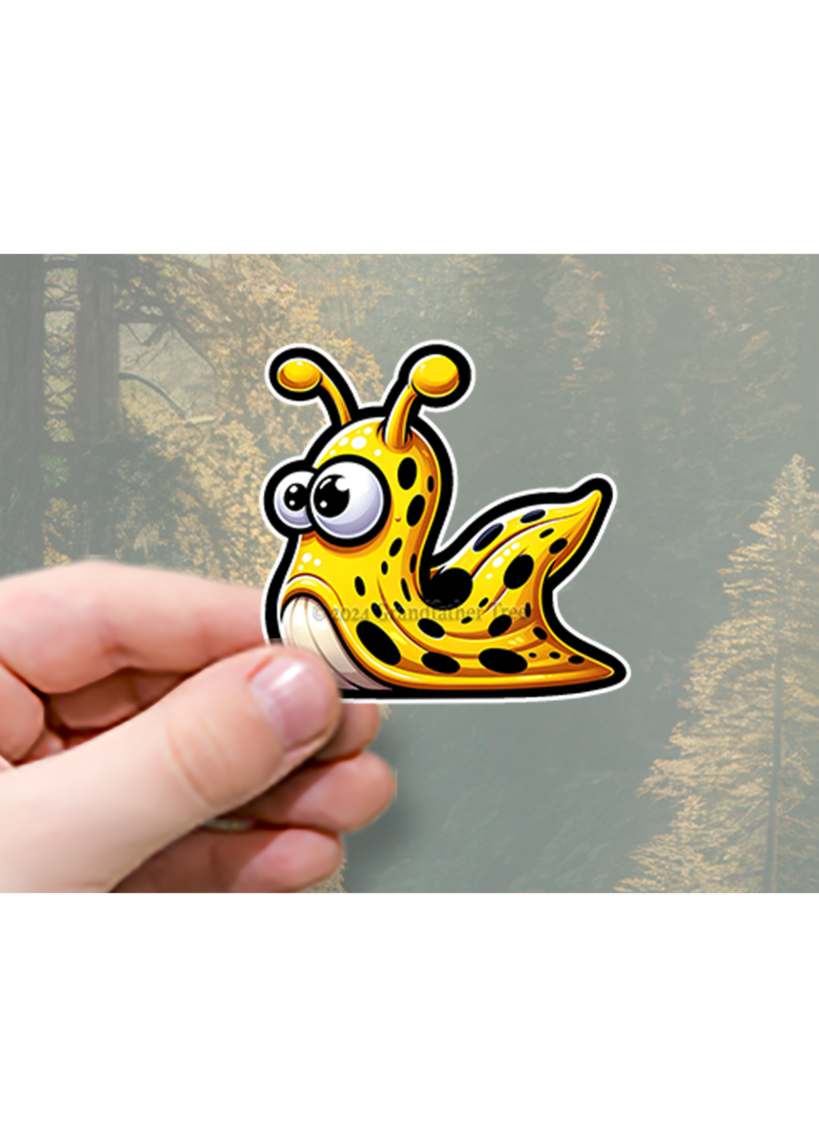 Sticker (Perplexed Banana Slug)