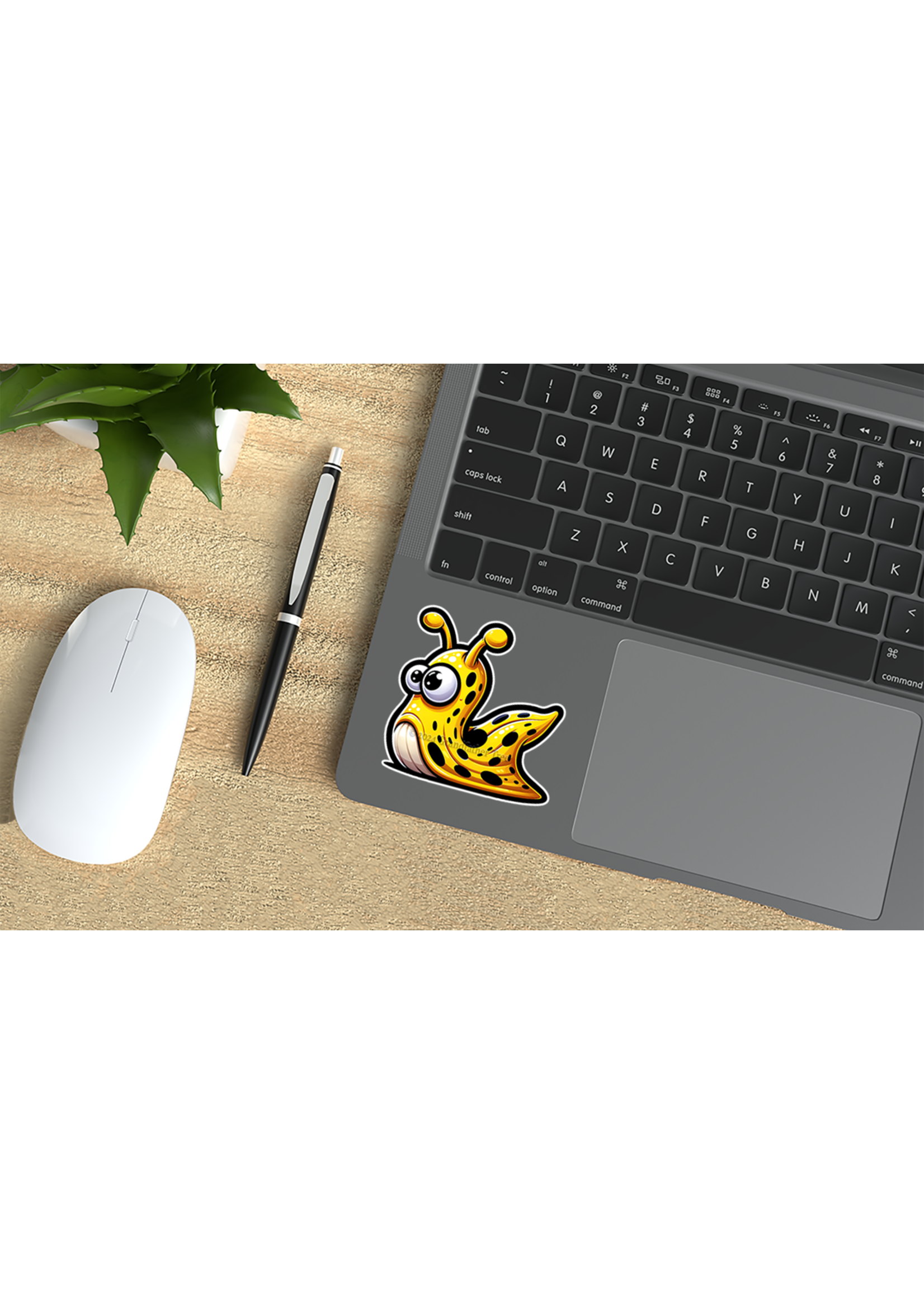 Sticker (Perplexed Banana Slug)