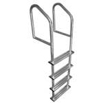 Multinautic Multinautic 4-step Anodized aluminum ladder
