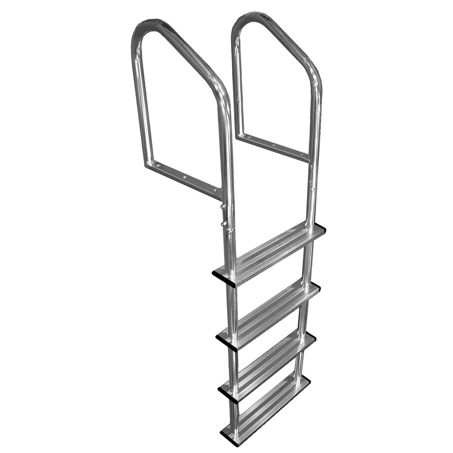 Aluminum Ladder Multinautic 4 Step Anodized attach to Docks and