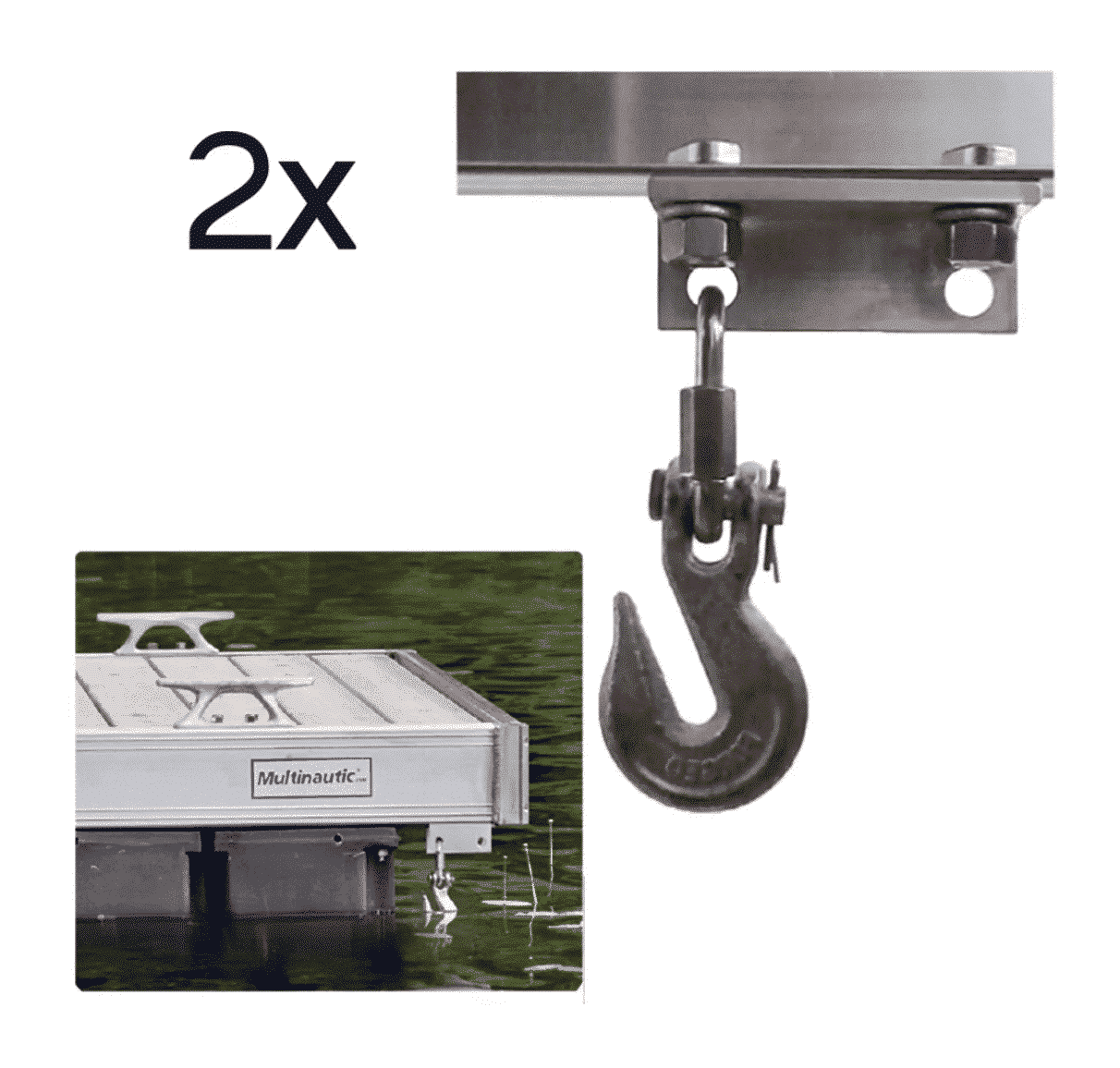 Multinautic Anchor chain hook kit Dock Guys LLC