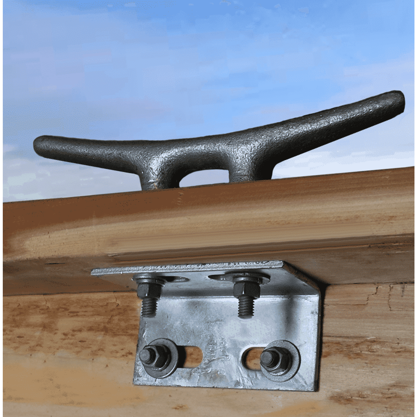 Multinautic Multinautic Cleat bracket, Galv steel, universal