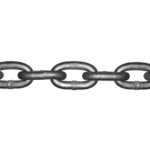 Dock Guys Mooring Chain - 3/8" long link galvanized per ft