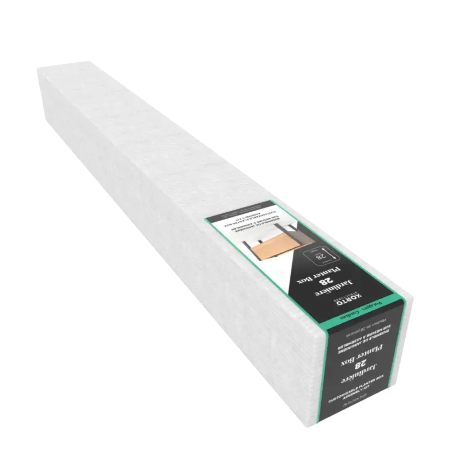 Multinautic 28-Inch Raised Planter Box Kit - Customizable, No Wood