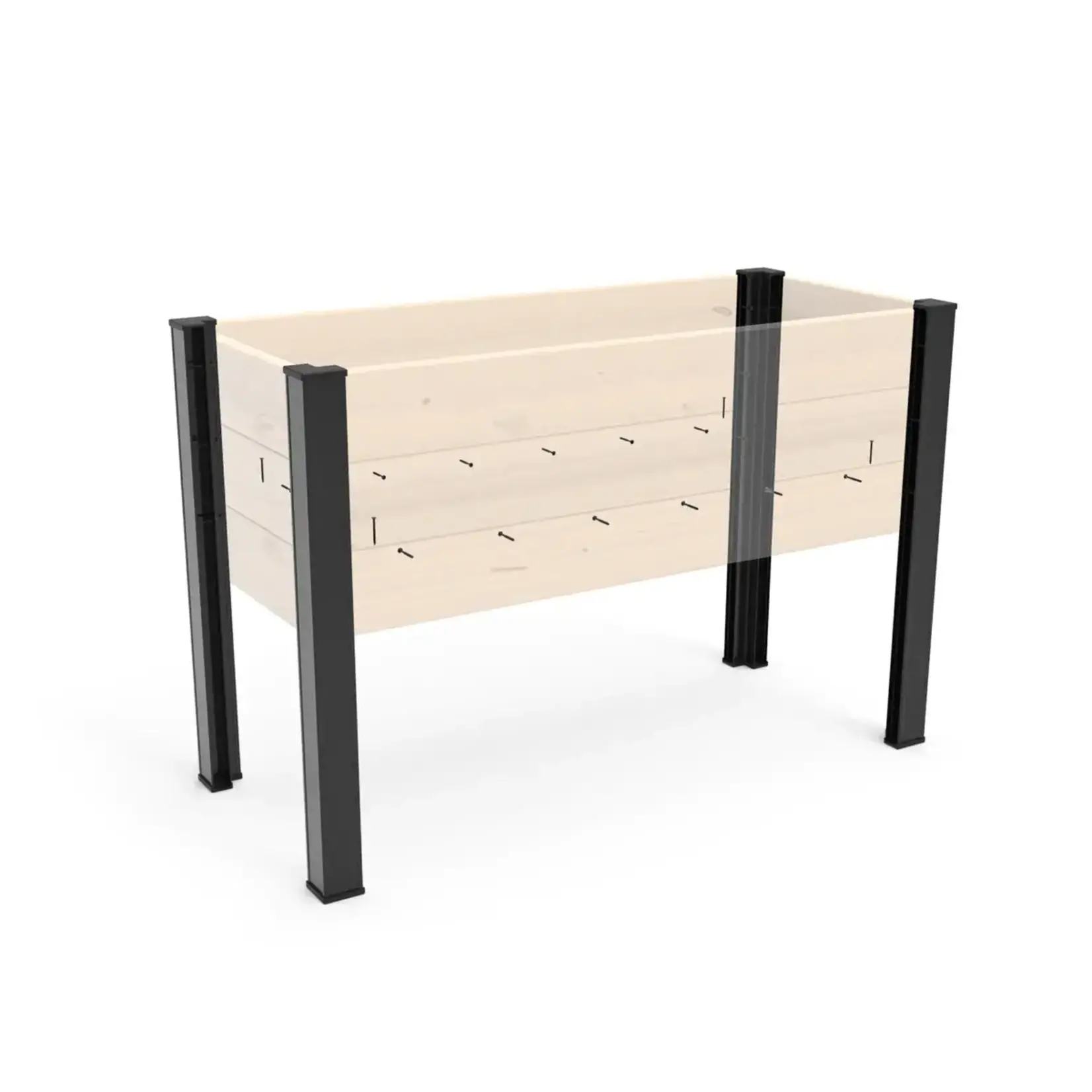 Multinautic 28-Inch Raised Planter Box Kit - Customizable, No Wood