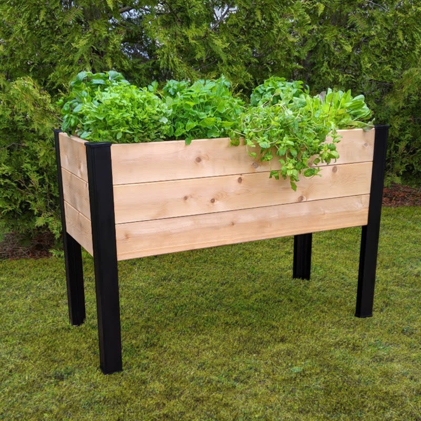 Multinautic Customizable 28-inch Raised Planter Box Kit | No Wood