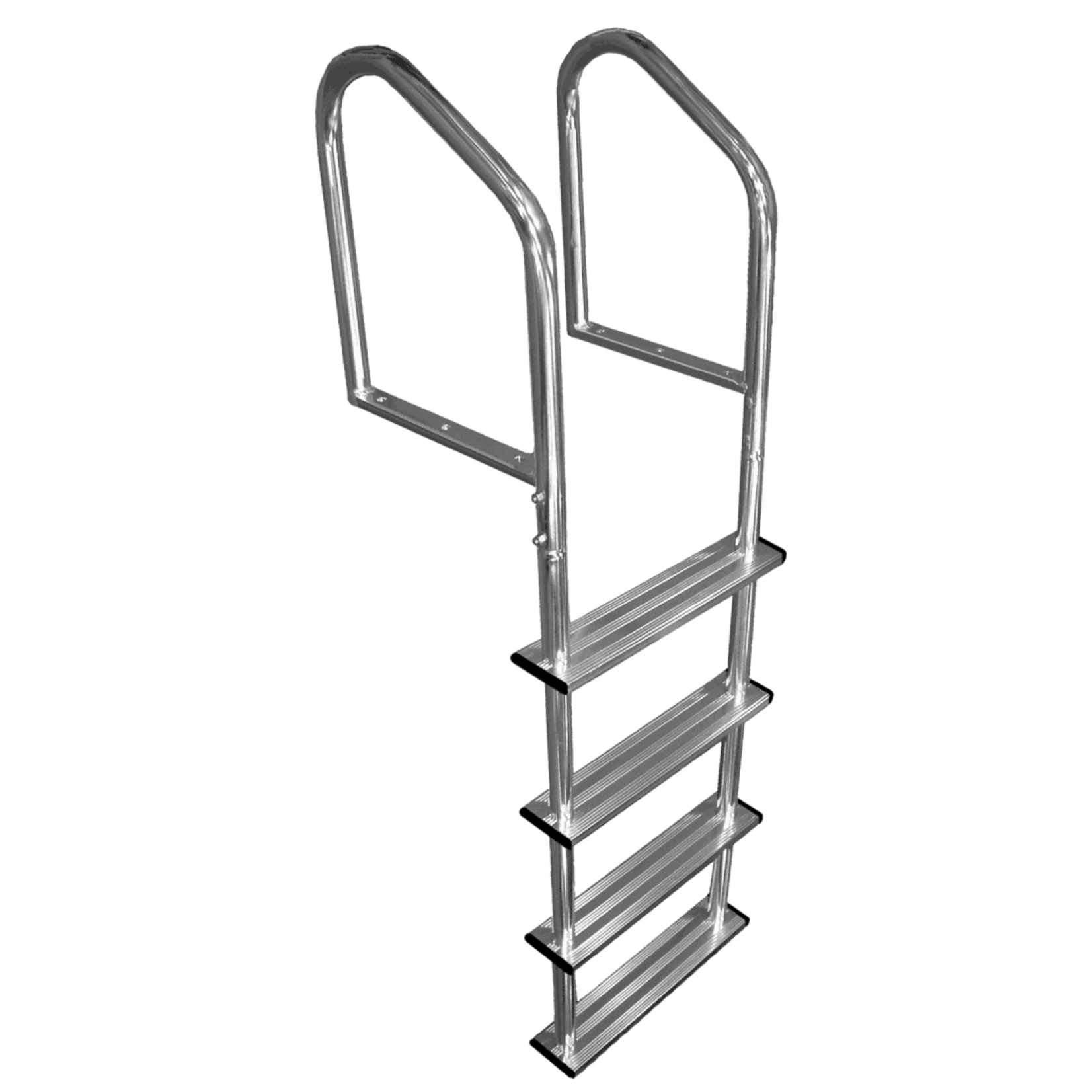 Multinautic Multinautic 4-step anodized aluminium ladder
