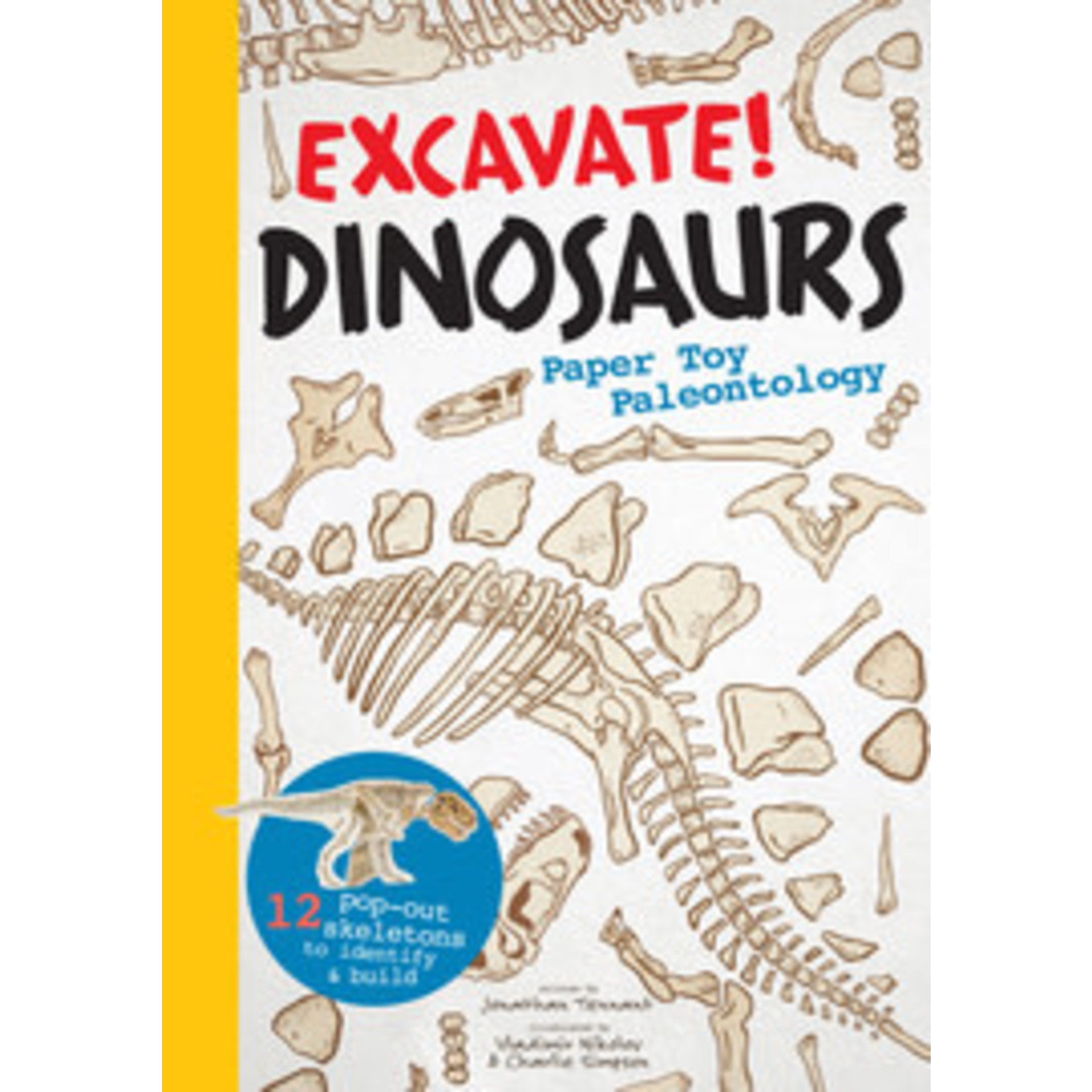 EXCAVATE DINOSAURS PAPER TOY BOOK