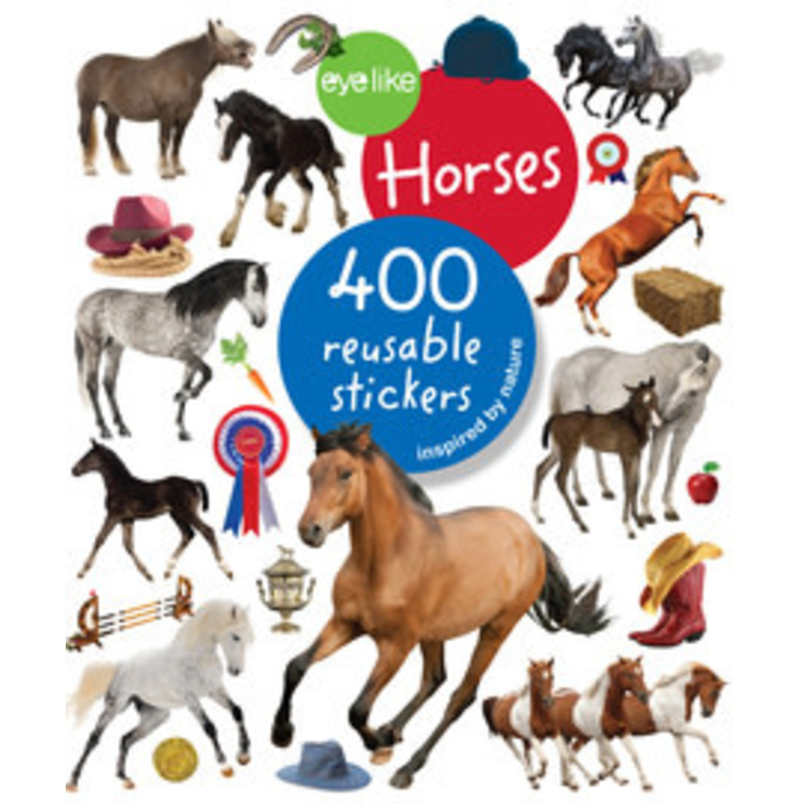 EYELIKE HORSES 400 STICKERS