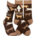 "AWESOME DOG DAD" SOCKS