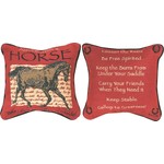 ADVICE FROM A HORSE PILLOW