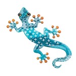 LUSTER GECKO WALL DECOR IN BLUE