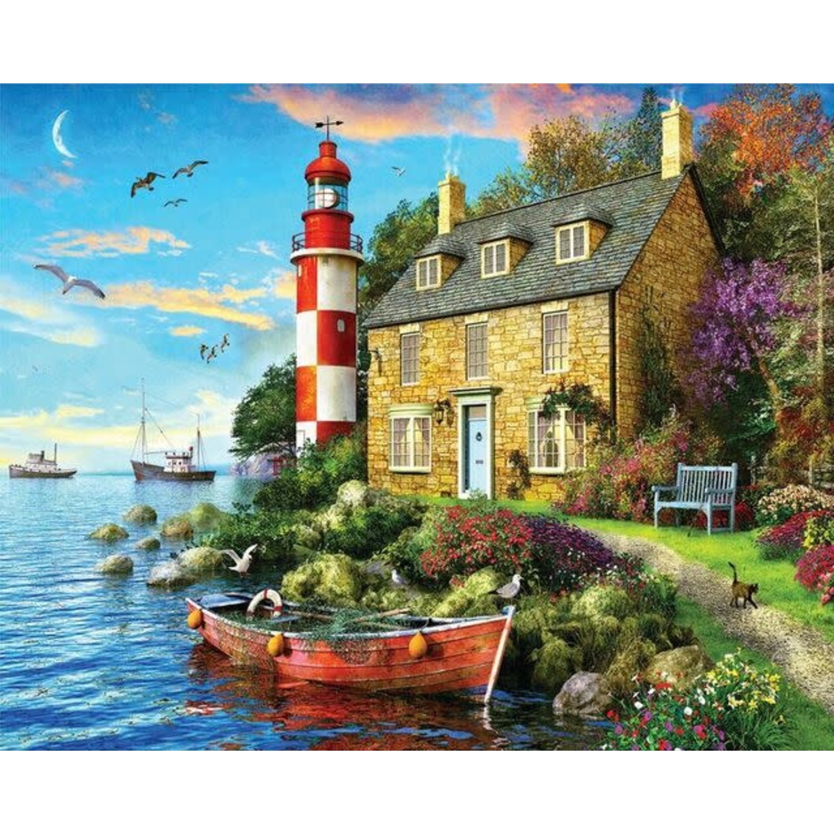 THE COTTAGE LIGHT HOUSE PUZZLE