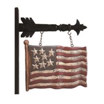 12.5" STAR USA WAVING FLAG ARROW