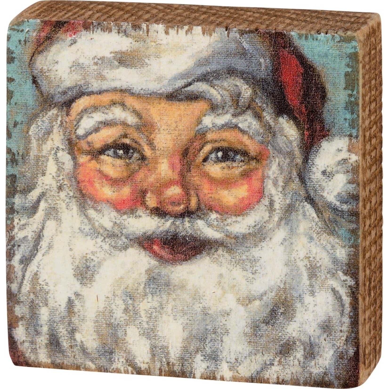 BLOCK SIGN SANTA
