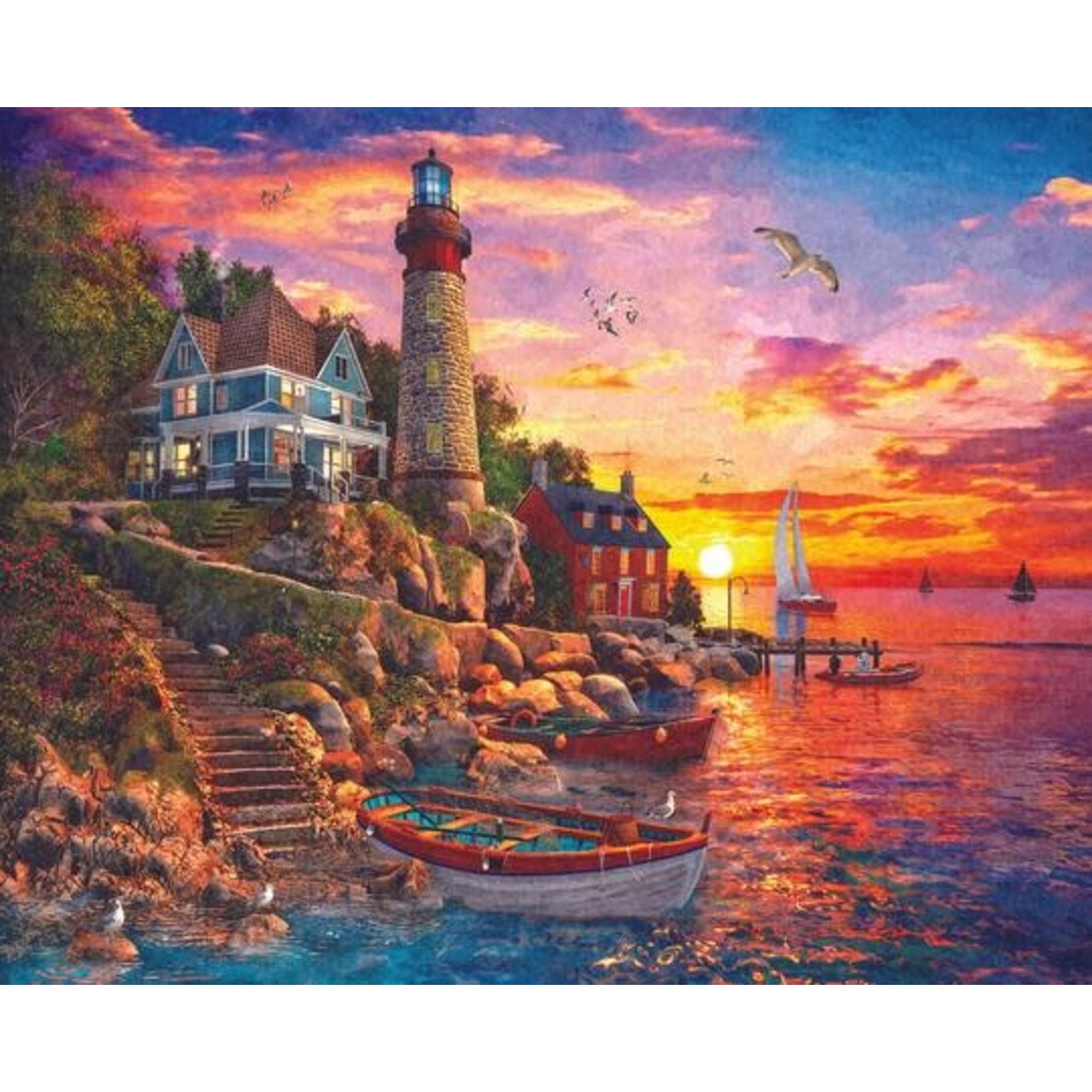 LIGHTHOUSE SUNSET PUZZLE