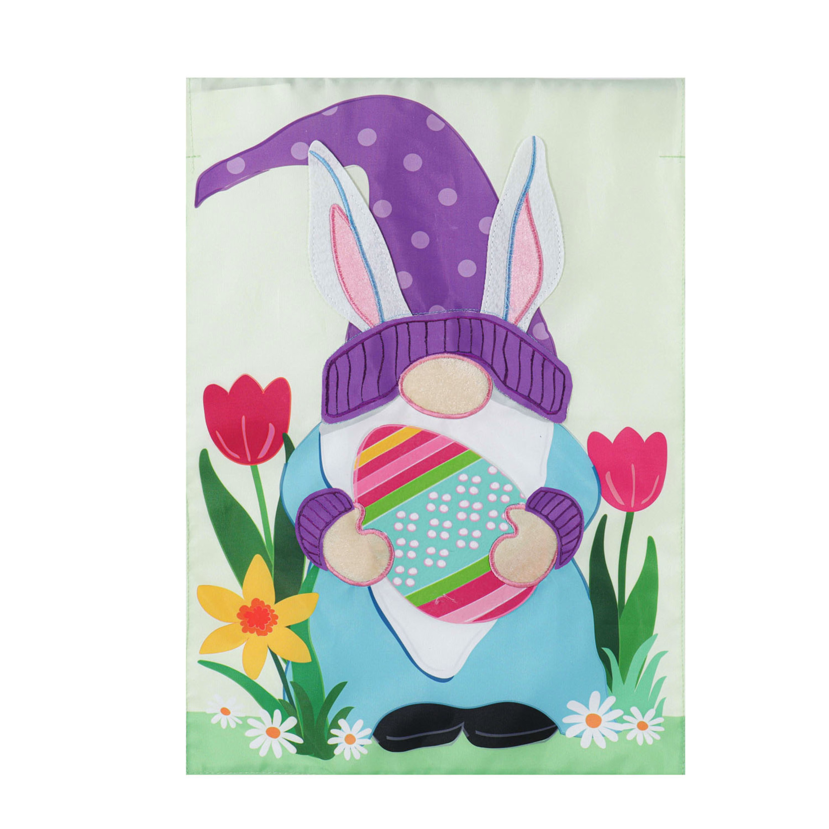 EASTER GNOME GRDN FLAG