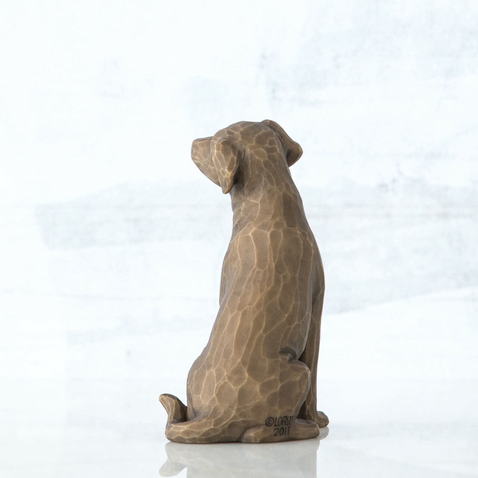 LOVE MY DOG FIGURINE (DARK)