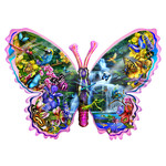 BUTTERFLY WATERFALL SHAPED PUZZLE