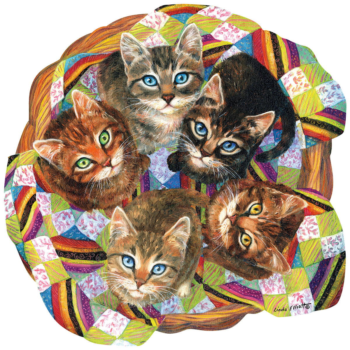 KITTEN BASKET PUZZLE Fireside Gift Shops