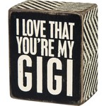 BOX SIGN MY GIGI