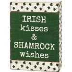 SLAT BOX SIGN IRISH KISSES