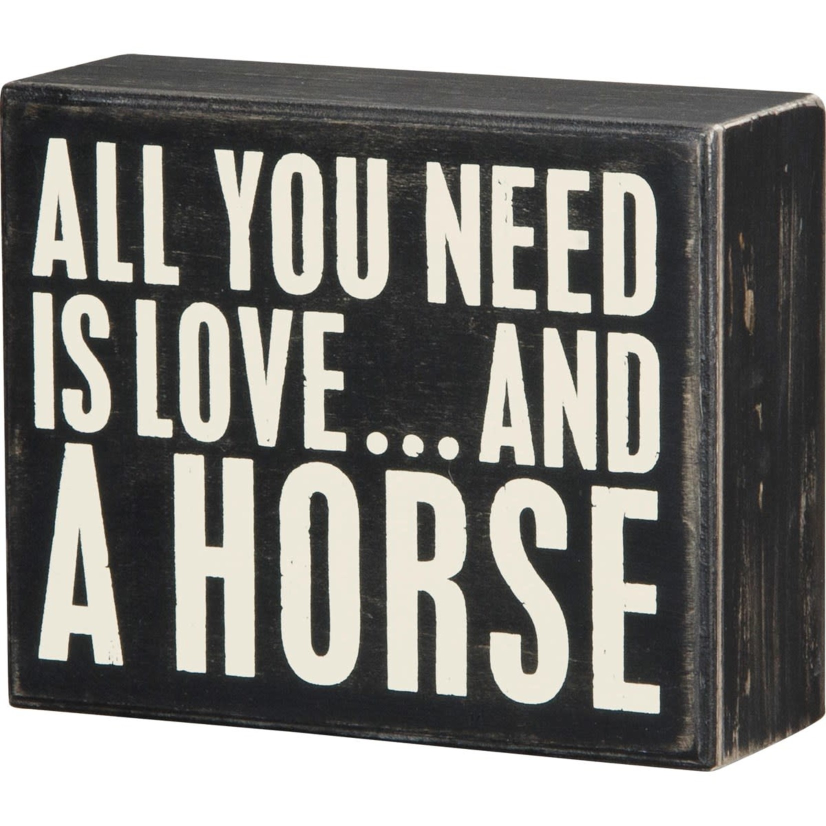 BOX SIGN A HORSE