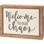 BOX SIGN MINI OUR CHAOS