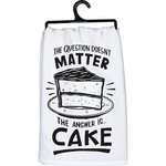 KITCHEN TOWEL ANSWER IS CAKE
