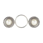 EMBRACE FASHION FASTENER PEARL SHIELD