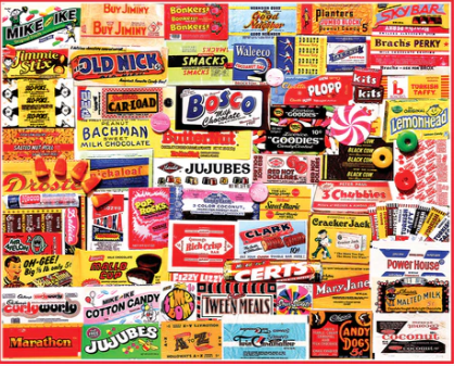 CANDY WRAPPERS PUZZLE - Fireside Gift Shops