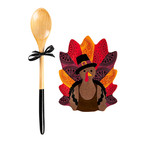 TURKEY SPOONREST WITH SPOON