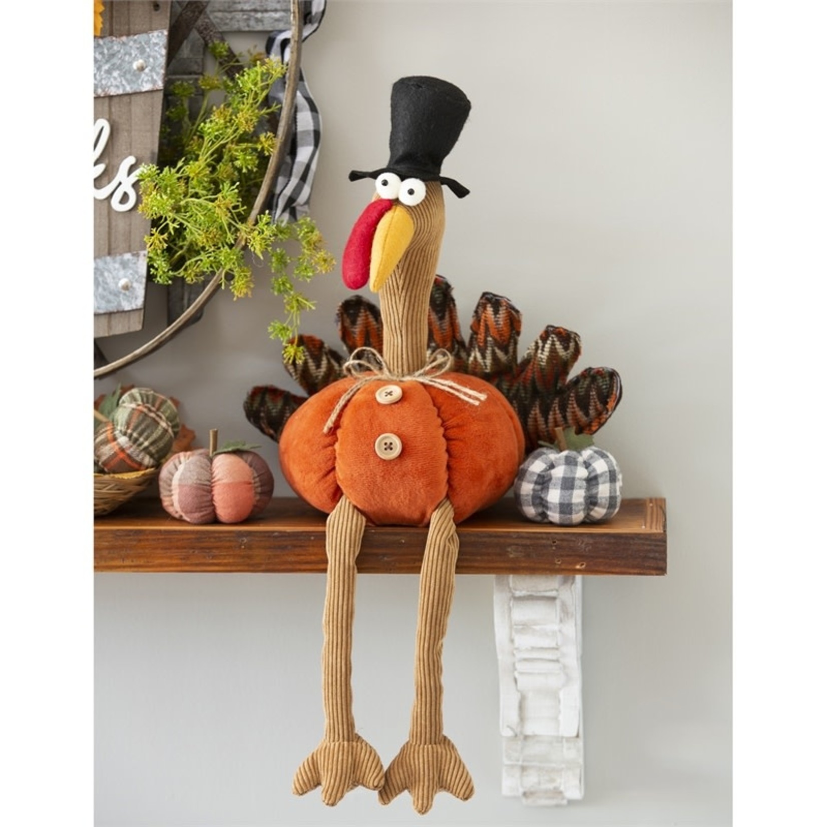 PLUSH TURKEY TABLE DECOR