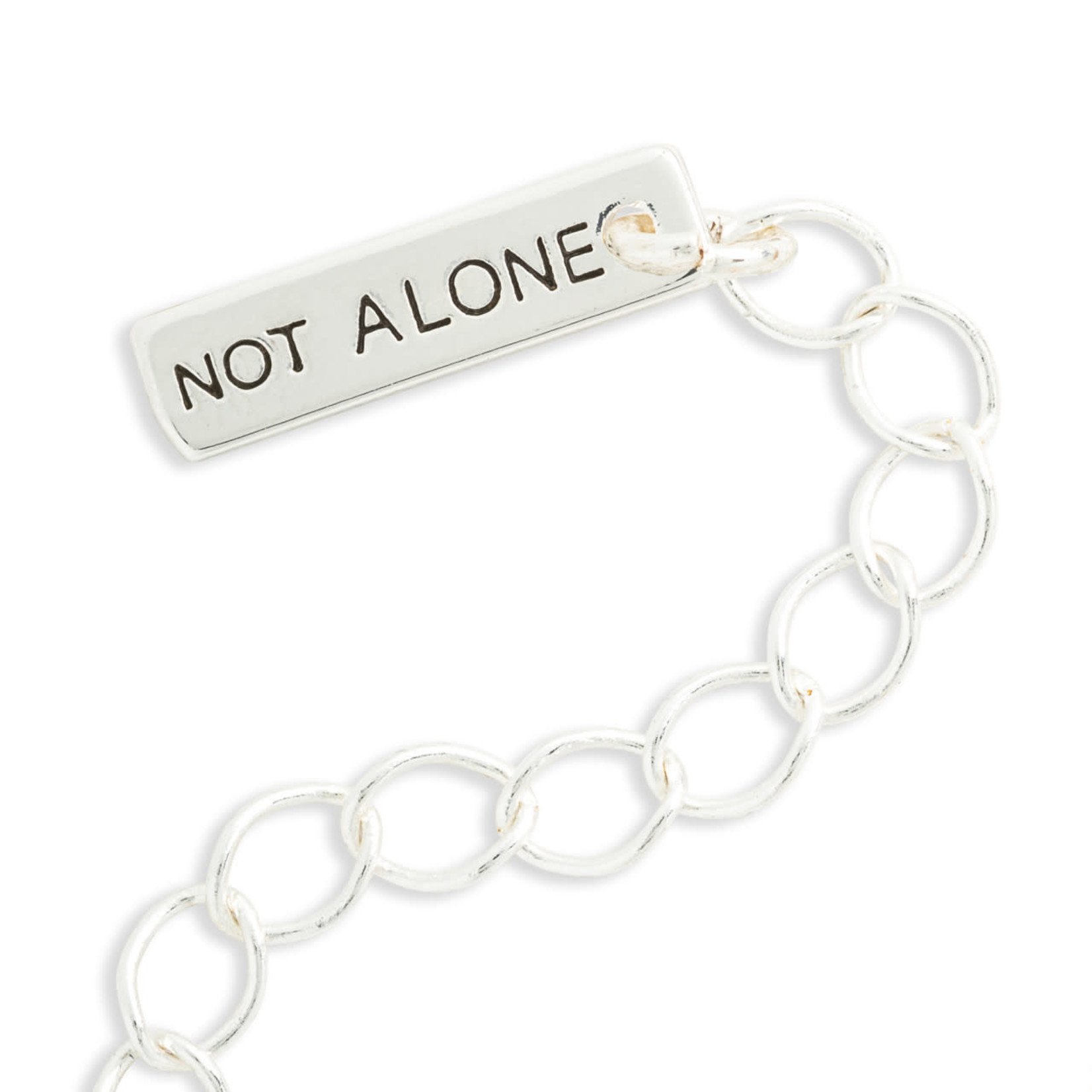 MORSE CODE NECKLACE - YOU'RE NOT ALONE