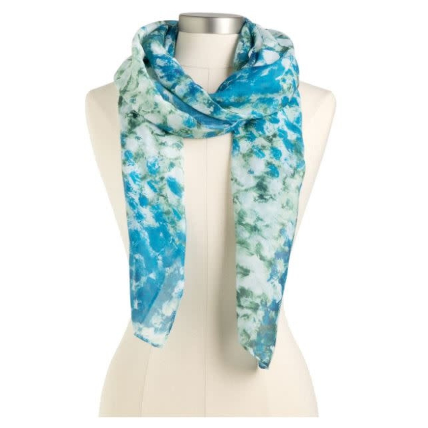 ARTLIFTING  WHITE FLORAL SCARF